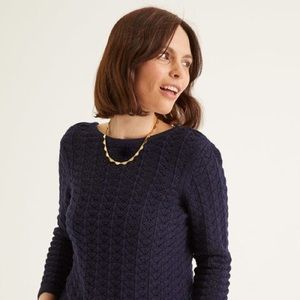 Boden Amelie Navy sweater. NWT